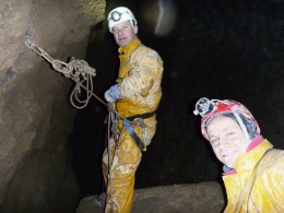 André & Hubert auf dem Pässli oberhalb des S6 am warten