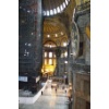 Blick von der Galerie Hagia Sofia Moschee (Links eine Renovierungsgerüst)