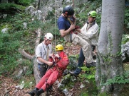 Pedro & Sebi am Seiltechnikkurs in der Tannenfluh